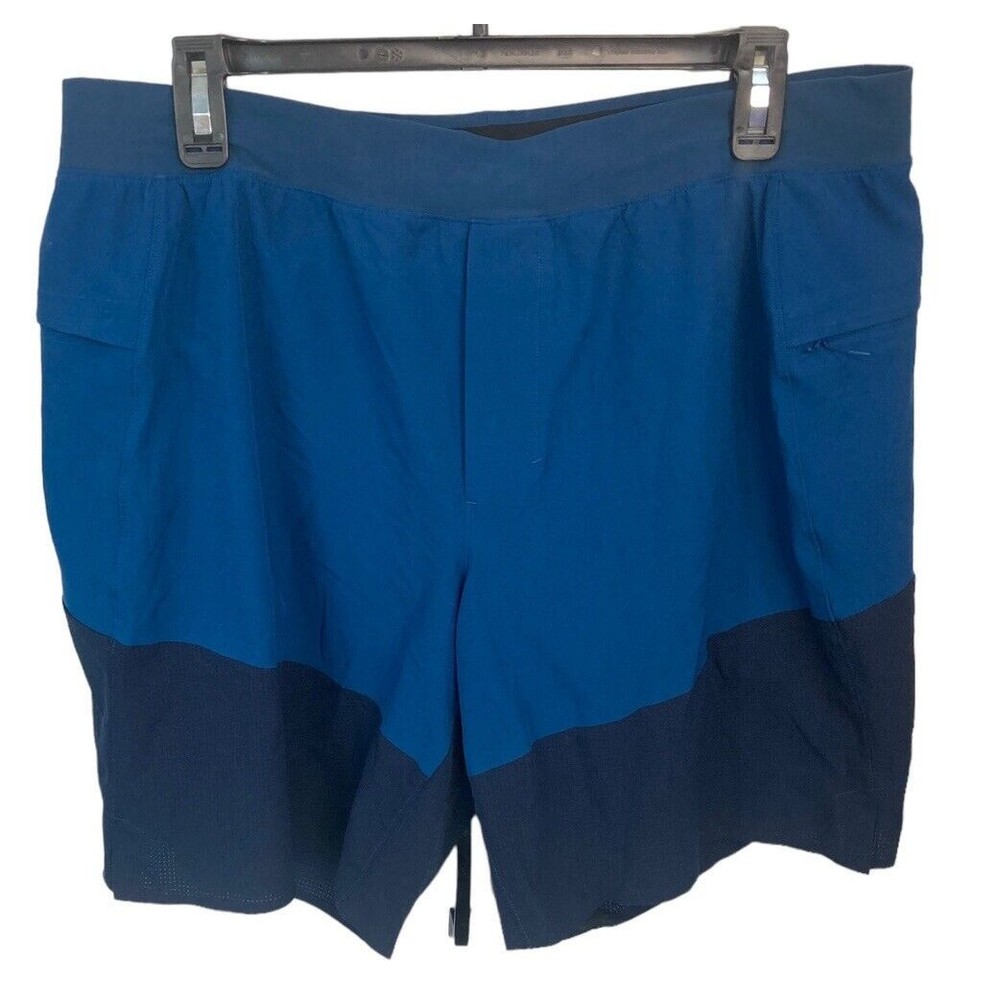 Lululemon Namaste At The Beach Short 8” Men's Size XL Poseidon/True Navy READ